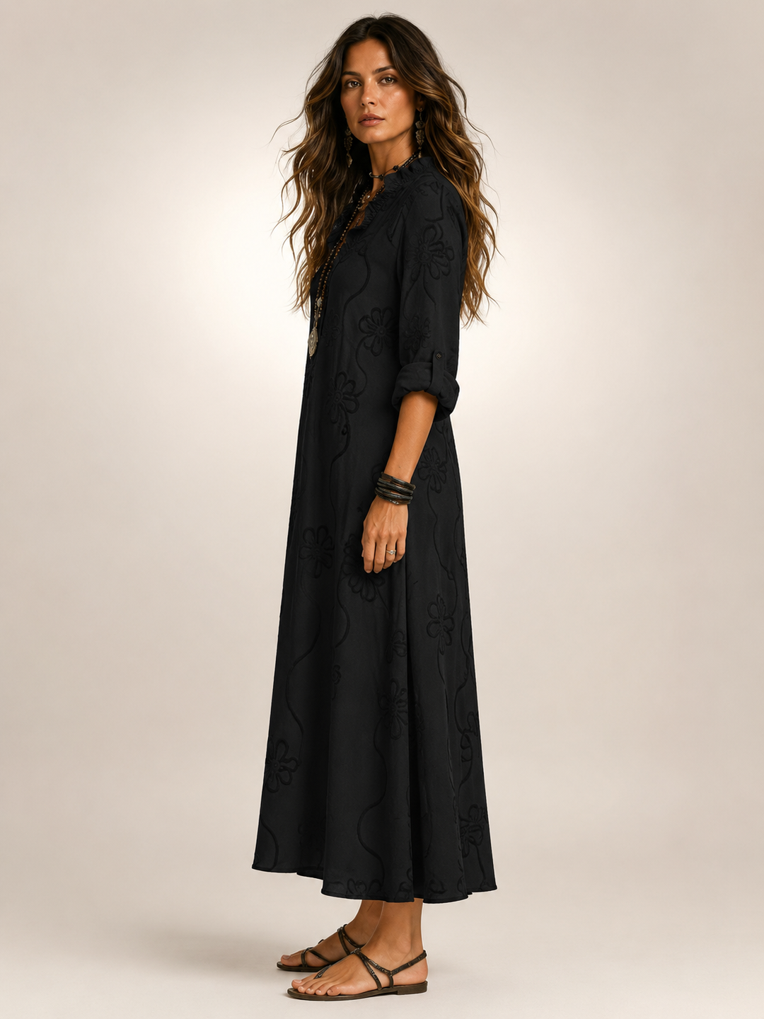 Merle | Floral Summer Dress with Tummy Control