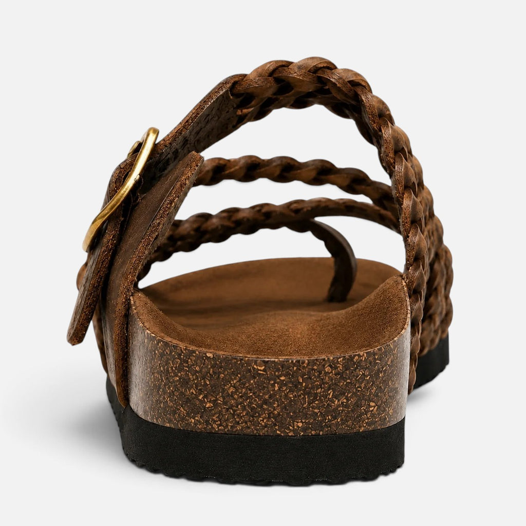 Elena | Woven Leather Sandals