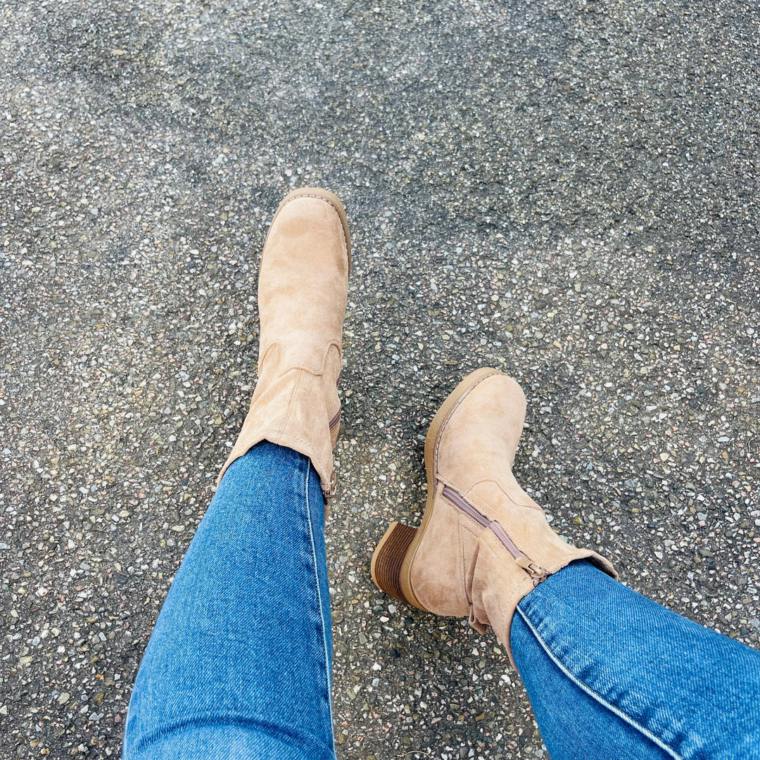 MARGAUX – SUEDE ANKLE BOOTS