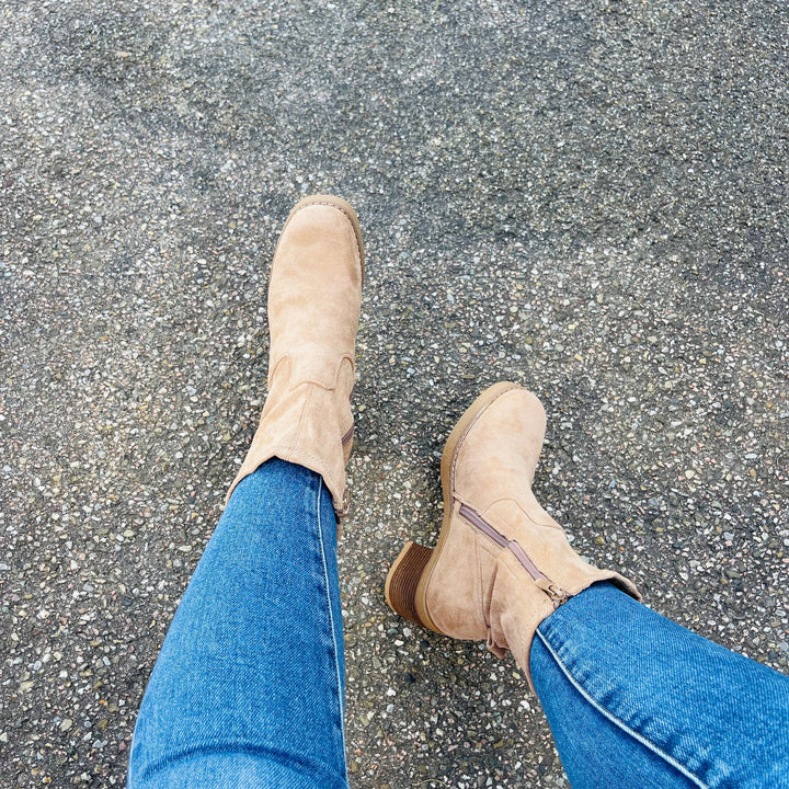 MARGAUX – SUEDE ANKLE BOOTS
