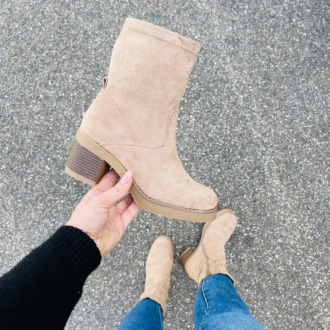 MARGAUX – SUEDE ANKLE BOOTS