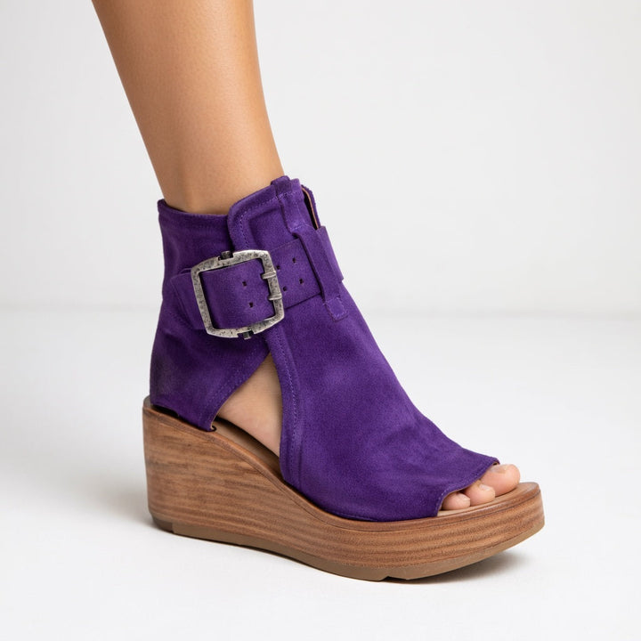 Orélisse | Modern Open Wedge Boots
