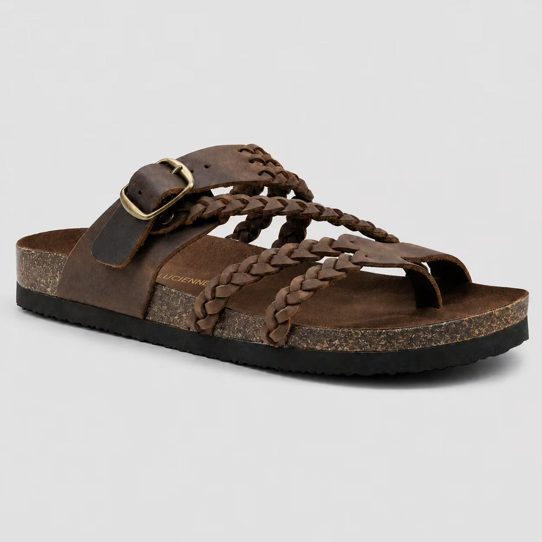 Elena | Woven Leather Sandals