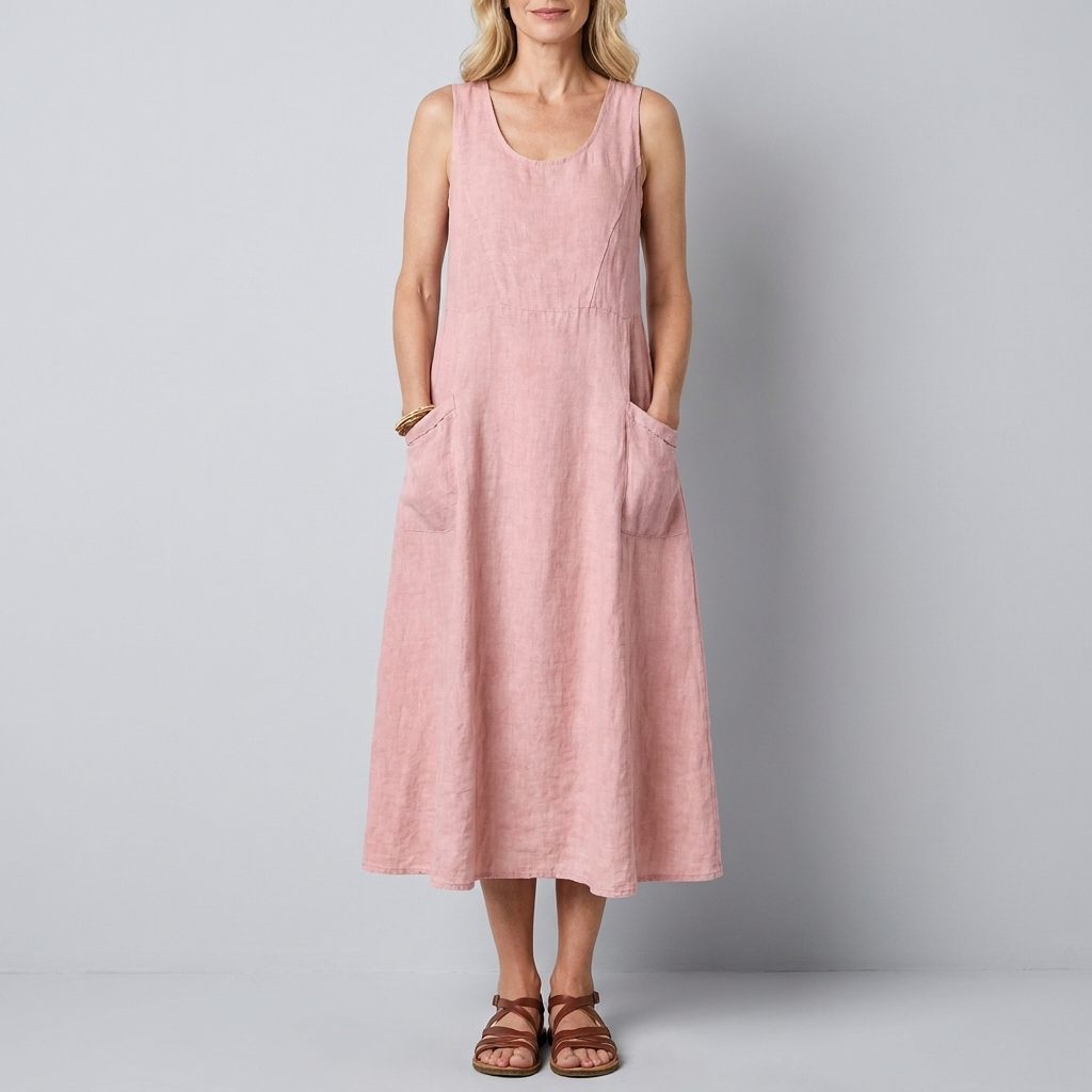 LUNA | COMFORTABLE A-LINE MIDI DRESS