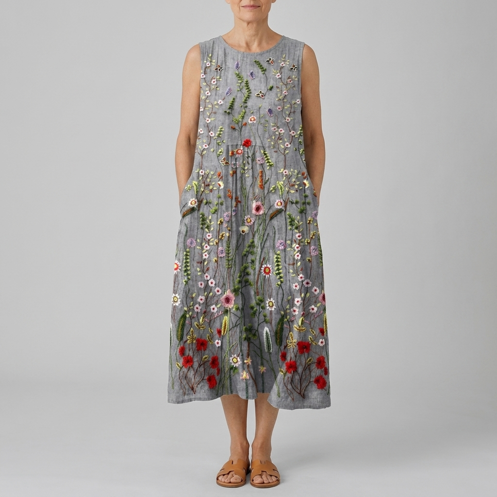 CARA | WILDFLOWER MIDI DRESS