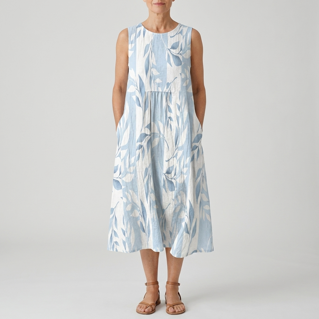 JOY | LEAFY MIDI DRESS