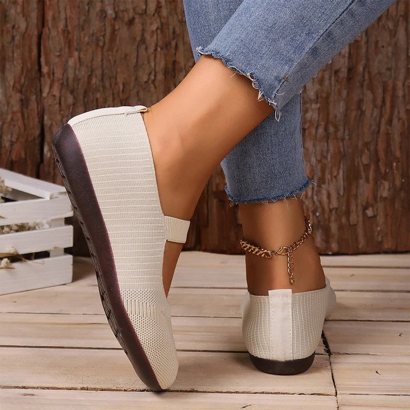 Lola - Breathable Knit Ballet Flats