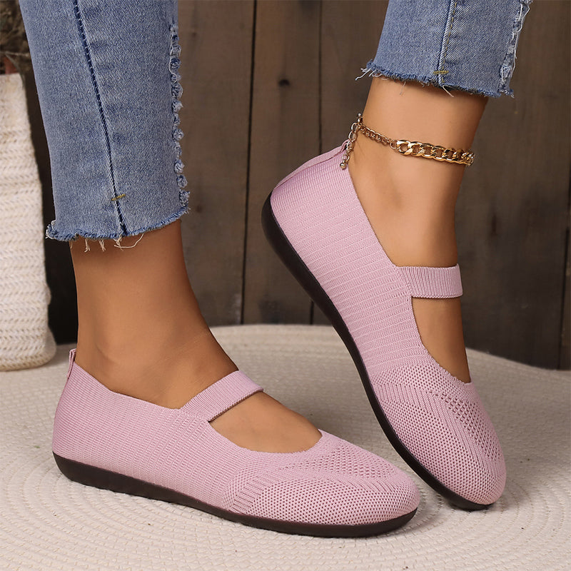 Lola - Breathable Knit Ballet Flats