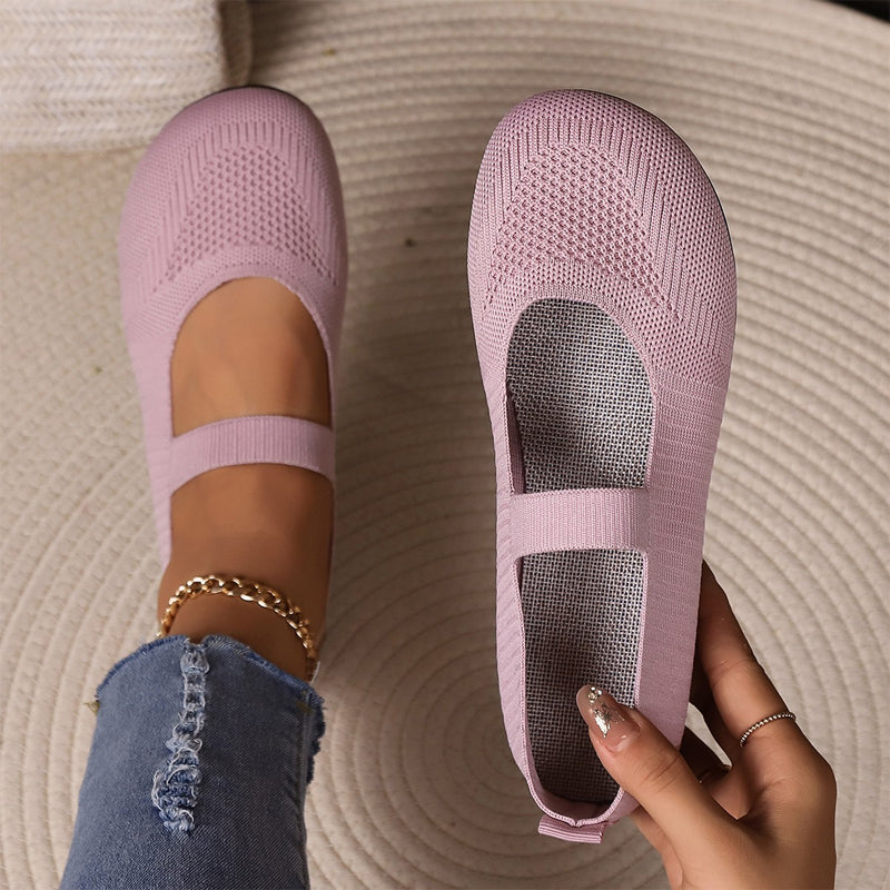 Lola - Breathable Knit Ballet Flats